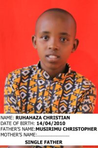 RUHAHAZA CHRISTIAN